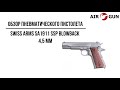 Пневматический пистолет Swiss Arms SA1911 SSP blowback 4,5 мм