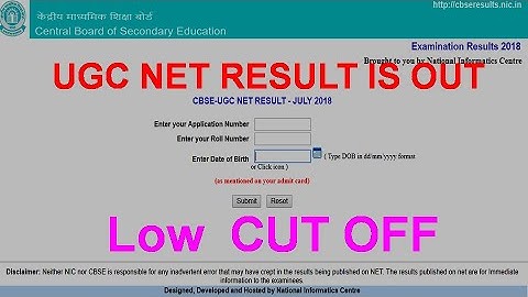 UGC NET RESULT 2018 IS OUT !! CUT OFF IS VERY LOW !!
