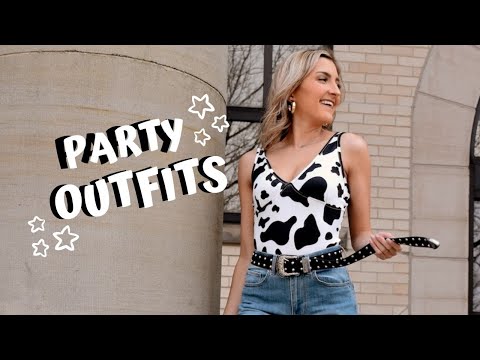 WHAT TO WEAR TO A COLLEGE THEME PARTY // romwe haul + outfit ideas