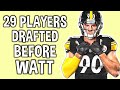 Who Were the 29 Players Drafted Before TJ Watt?