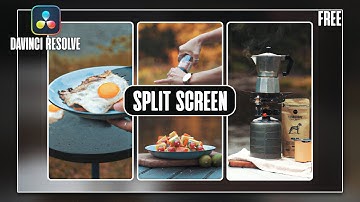 How to Create a Split Screen in DaVinci Resolve | Free