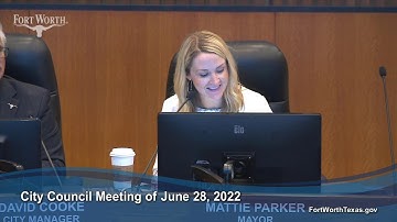 City Council meeting, June 28, 2022