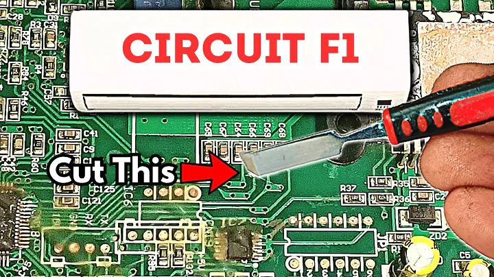 5 Volt Capacitor is Short Circuited... Will this A/C Circuit Revive?