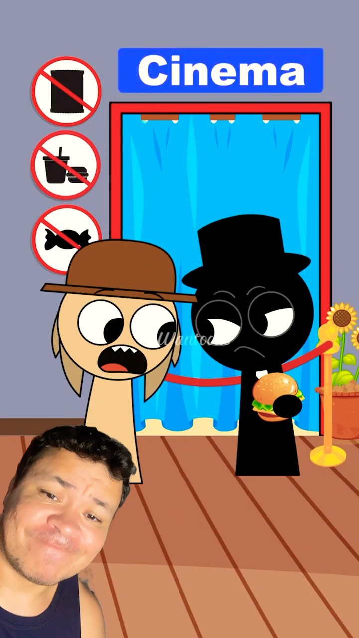 Eles não podem entrar com comida no cinema #mayumigames #sprunki #shortsvideo #youtubeshorts