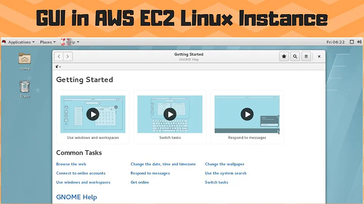 How to Configure GUI in Amazon EC2 Linux Instance RedHat (AWS EC2)