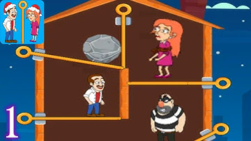 Home Pin - Pull Him Out - How To Loot? All Levels Solution 1-40 Gameplay Walkthrough