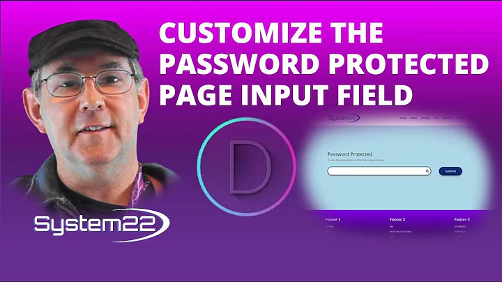 Divi Theme Customize The Password Protected Page Input Field 👈👍👈