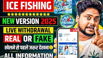 Ice Fishing Game Withdrawal Problem | Real Or Fake? Review 2025 | Ice Fishing Game Withdrawal Money💰