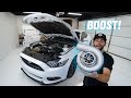 Supercharging a Mustang