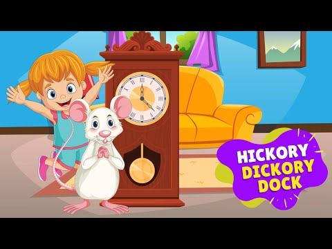 🕰️🐁Hickory Dickory Dock  Fun 🐁 Songs Children Kids Songs Nursery Rhymes | Waddle World #babyshark