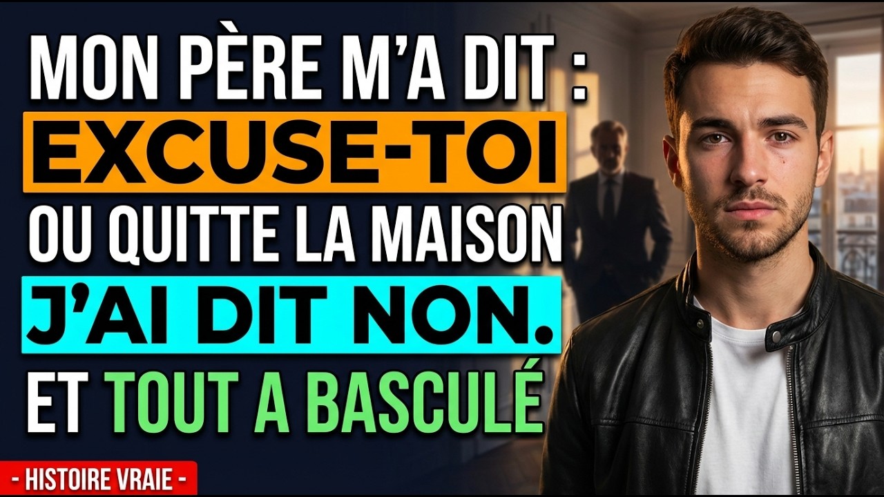 Ultimatum de mon père : excuse-toi ou pars. Je suis parti. 24 h plus tard, sa vie bascule