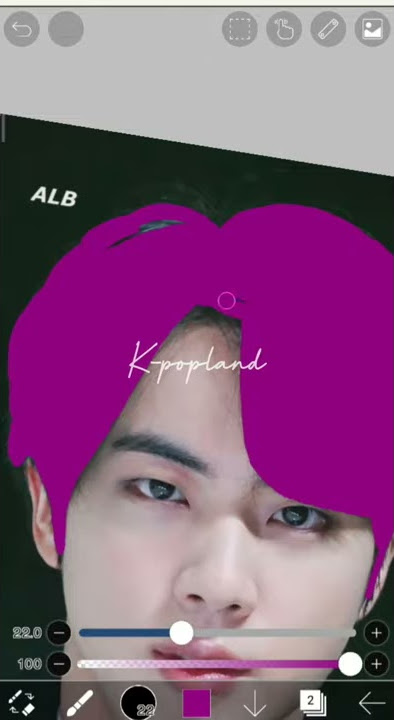 Jin(BTS) pink hair