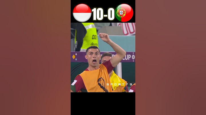 Indonesia VS Portugal🔥 Crazy Match #shorts#ronaldo#football