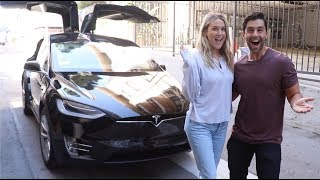 SURPRISING MY WIFE WITH A NEW TESLA!!