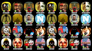 Hide in The Backroom, Nextbots Skibidi, Horror Hide, Nextbots in Backrooms Shooter, Backrooms 2D...