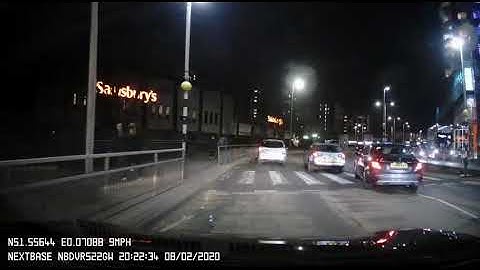 V338 Uber driver fails to stop at Zebra crossing