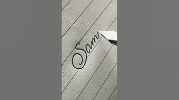 Name - Samir 🥀Comment your name 🌷 #Handwritting #shorts #short #calligraphy #calligraphyart