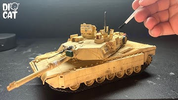 M1A2 Tusk I Tank Model | Scale 1/35 | INSANE DETAILS