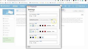 ReadSpeaker - TextAid Bookmarklet Settings