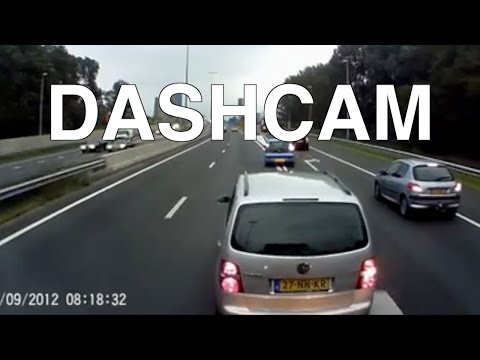 Automobilist ziet truck te laat