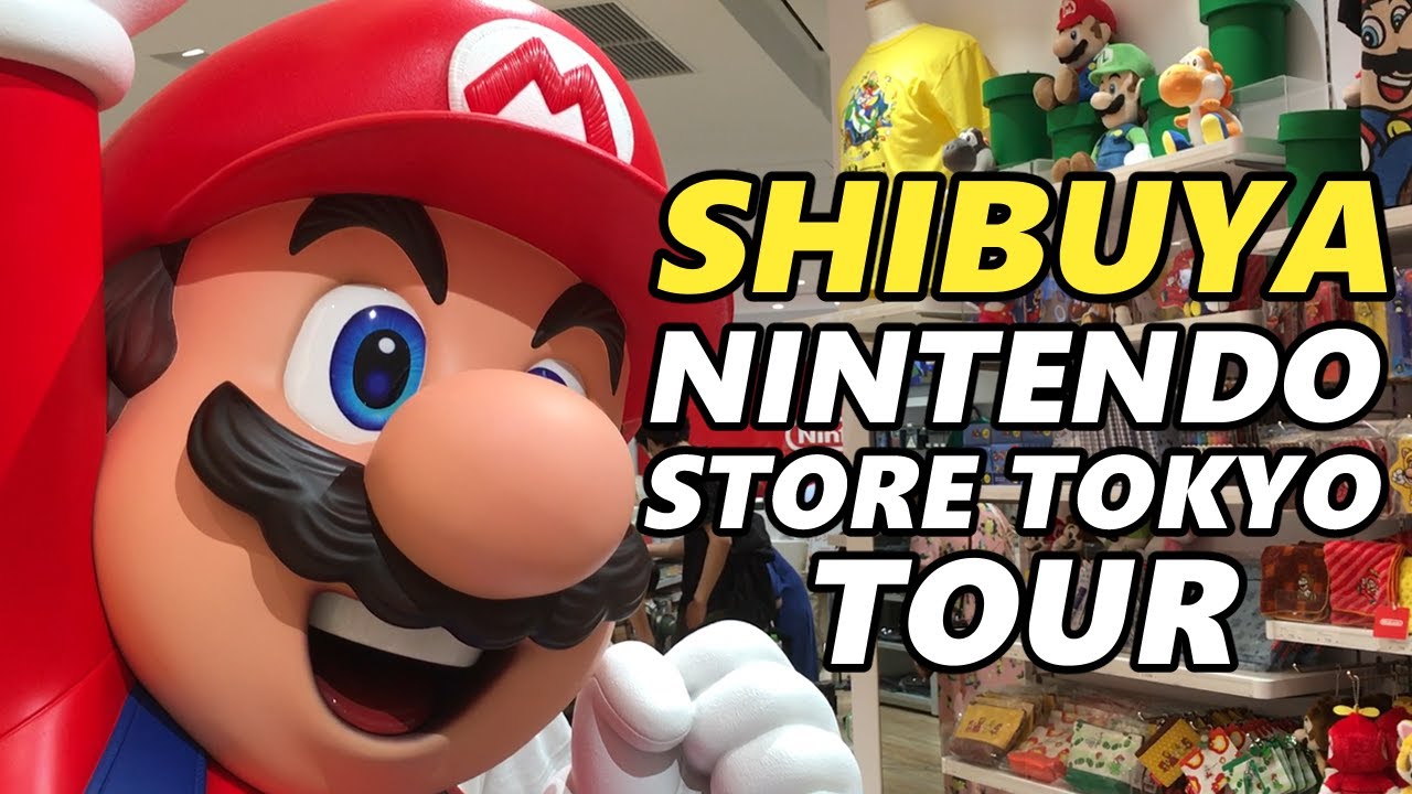 Japan's Official Nintendo Store Tour in Shibuya, Tokyo