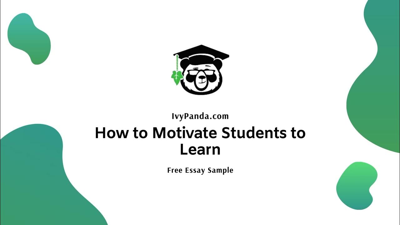 essay to motivate students