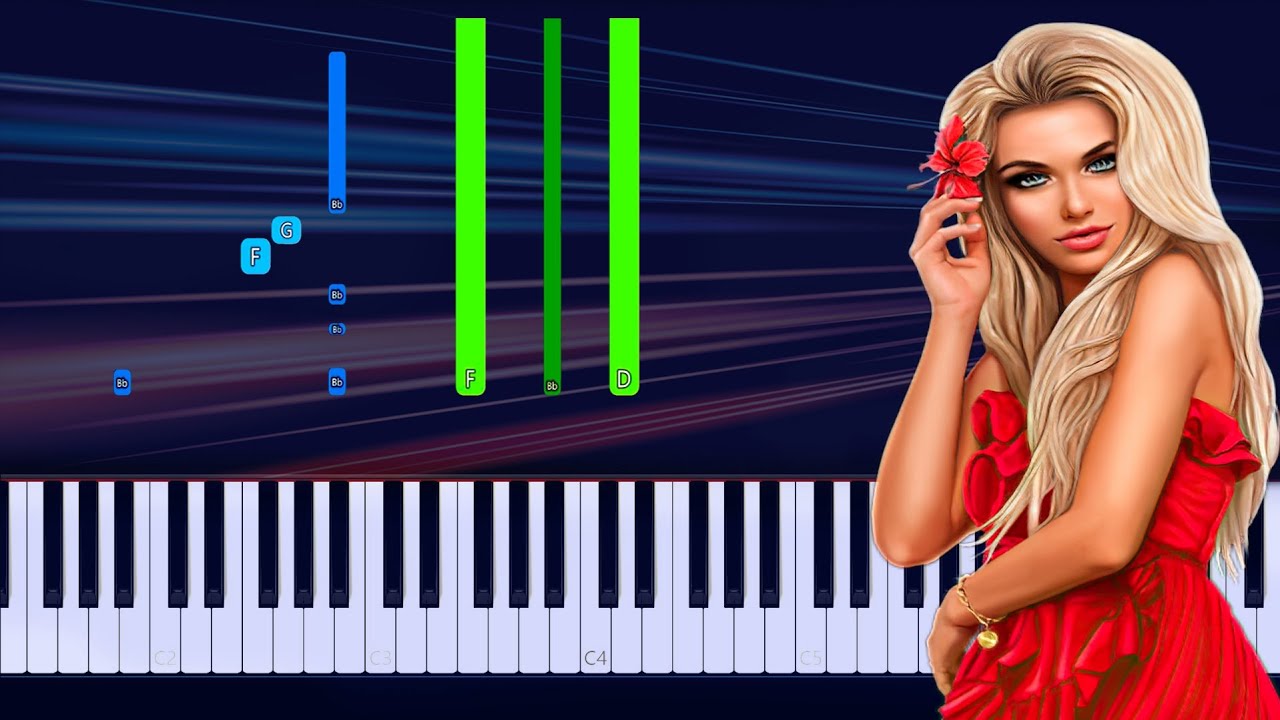 Chris De Burgh - Lady In Red Piano Tutorial