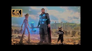 Thor Arrives In Wakanda Scene  Avengers Infinity War 2018 Movie CLIP 4K ULTRA HD 1