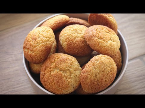 Εύκολα Μπισκοτάκια σε ένα μπολ ΧΩΡΙΣ ΜΙΞΕΡ - Coconut Biscuits without mixer