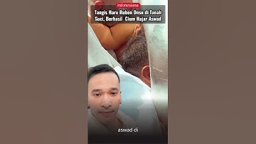Tangis Haru Ruben Onsu di Tanah Suci, Pertama Umrah Langsung Cium Hajar Aswad #rubenonsu