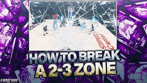 *TUTORIAL* HOW TO BEAT A 2-3 ZONE FAST AND EASY! NBA 2K20 MYTEAM