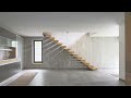 Бетон, дерево и сталь для лестниц. Concrete, wood and steel for stairs