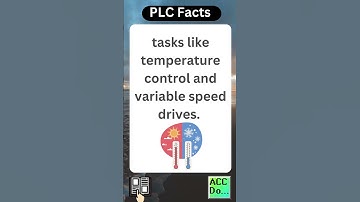 PLC Facts - Analog signals can be used for...