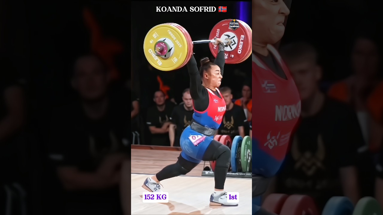 Solfrid Koanda Wins GOLD 🥇 | 152kg Clean & Jerk | IWF 2025 