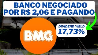 BANCO BMG | AÇÃO DE BANCO QUASE DE GRAÇA, NEGOCIADA A R$ 2,06 E PAGA BONS DIVIDENDOS [BMGB4]