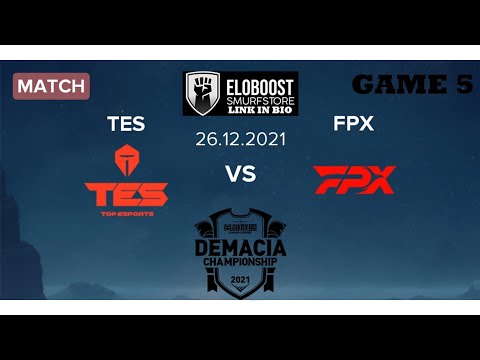 FINALS - Demacia Championship 2021 - FPX vs TES G5 HIGHLIGHTS (English Casters) ENG