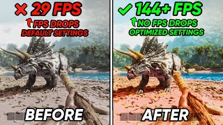 🔧How To Boost FPS, FIX Lag And FPS Drops In ARK Survival Ascended!📈✅| Max FPS | Best Settings
