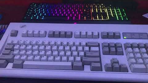 Finally got my dream keyboard! (IBM Model M quick test)