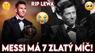 LEWA OKRADEN?! 😱😭 MESSI MÁ 7. ZLATÝ MÍČ! 🐐 BRUNO na 21. MÍSTĚ? 🤣