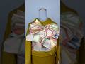 ルーチェの振袖帯結び　#kimono #着付け #成人式 #着付け動画 #fashion #振袖帯結び