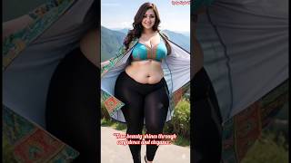 Plus-Size Indian Woman in Pastel Ethnic Outfit | Elegant Curvy Fashion Inspiration | Lady Style X