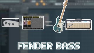 How to simulate a Fender Jazz Bass in Fl 20 With BooBass Hardcore (BASIC TUTORIAL)