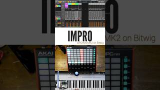 APCmini MK2 - IMPRO KEYS Astrolab & GUITAR on BITWIG #shorts
