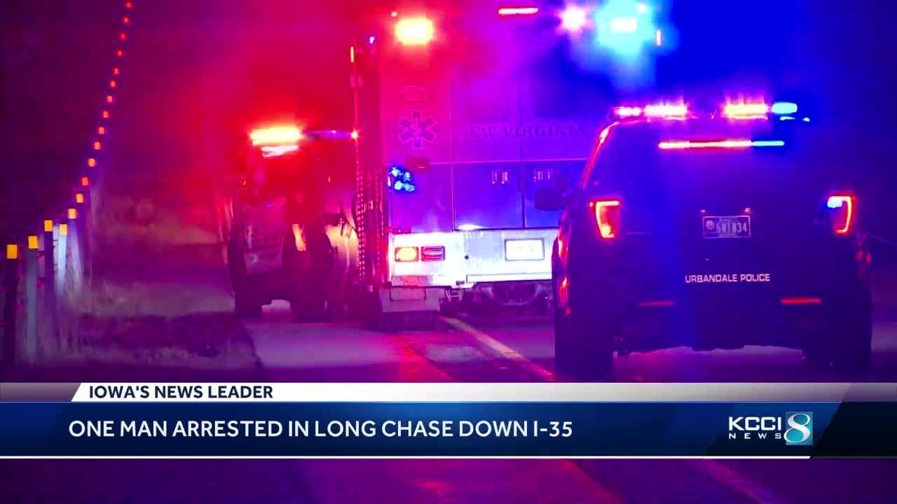 Burglary suspect leads police on chase through 2 counties - YouTube