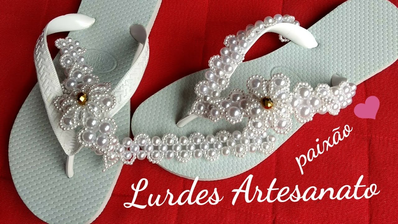 Trama de pérolas paixão ❤️/Lurdes Artesanato/