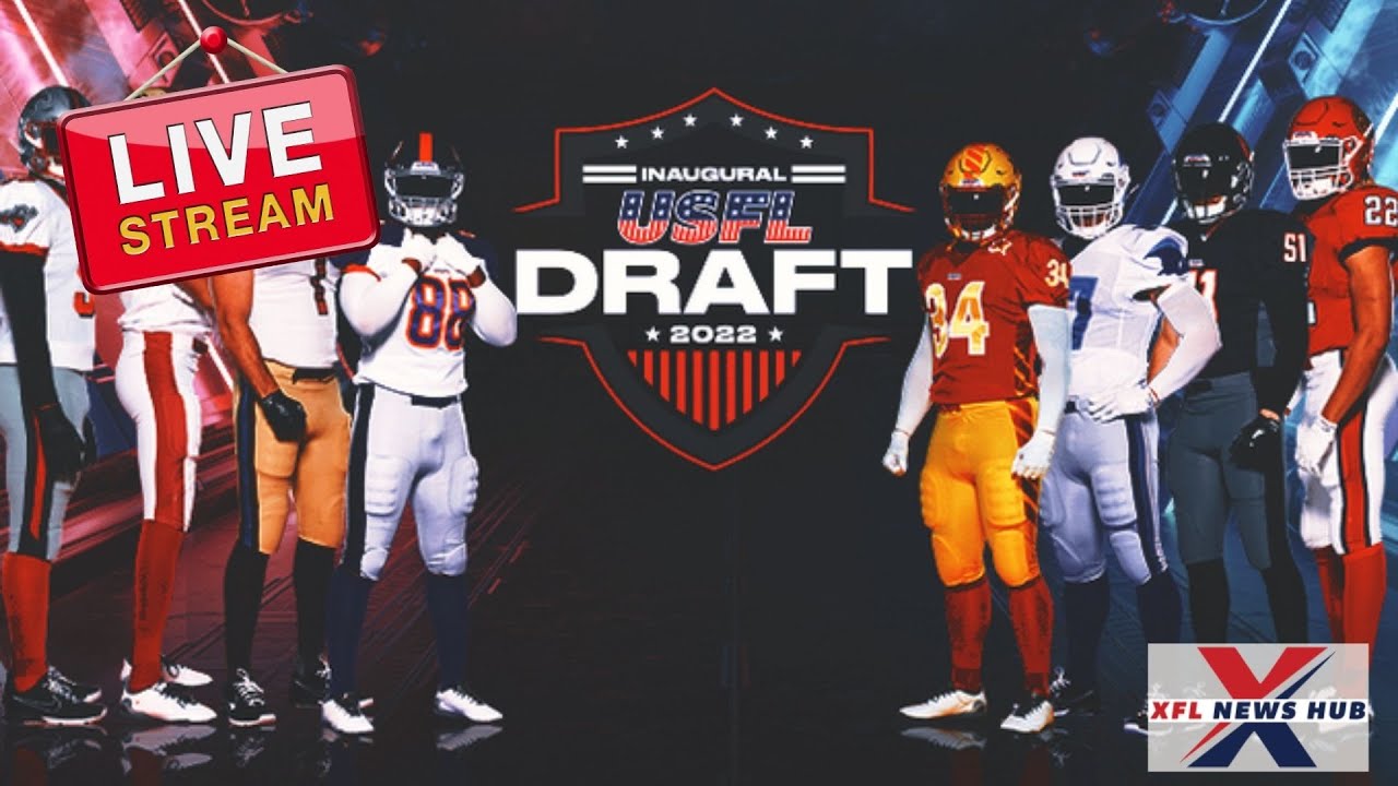 LIVE USFL Draft Coverage - USFL Draft 2022