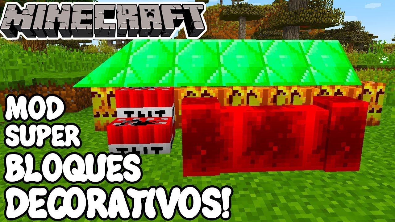 Minecraft 1.12.2 MOD SUPER BLOQUES DECORATIVOS! Blockcraftery Mod ...