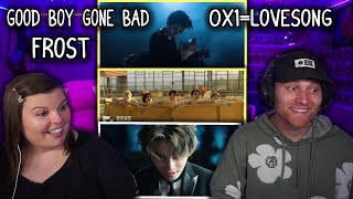 FIRST TIME REACTING TO TXT ‘Frost’ + '0X1=LOVESONG + 'Good Boy Gone Bad' Official MVS