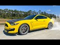 First Time LAUNCHING My Supercharged Shelby GT350 on DRAG RADIALS!!