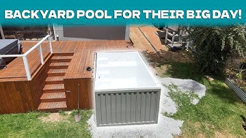 We Had to Bring in a Smaller Crane for This Plungebox Install